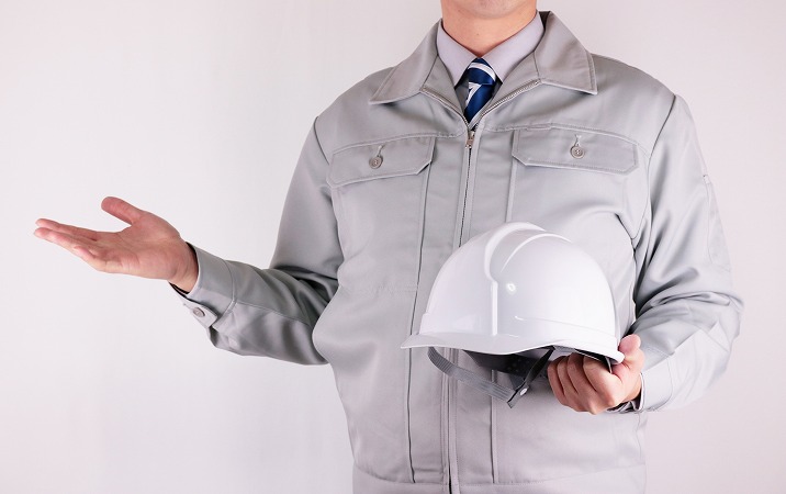 メット持ってご案内